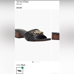 Tommy Hilfiger sandal/mule/block heel